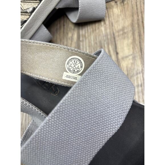 KEEN Elle Womens Gray Double Strap Slip On Slingback Sandals Size 6.5 - Picture 6 of 7